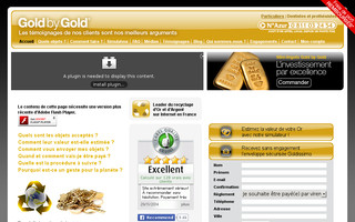 goldbygold.com website preview