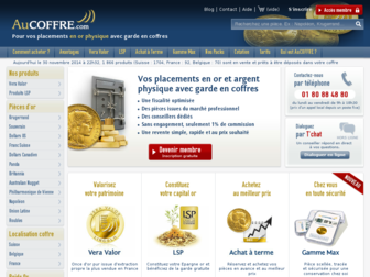 aucoffre.com website preview