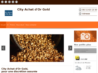 city-achat-or.fr website preview