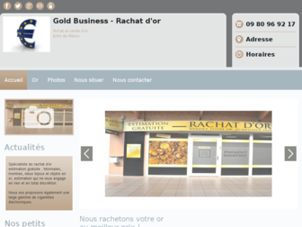 rachat-or-melun.fr website preview