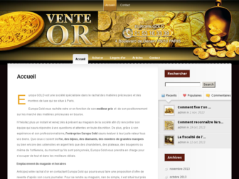 vente-or.fr website preview