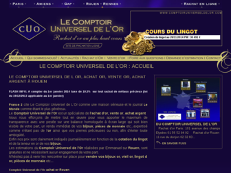 toursrouen.comptoiruniverseldelor.com website preview