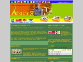 africachange.fr website preview