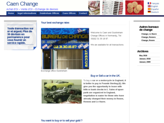 caen-change.fr website preview