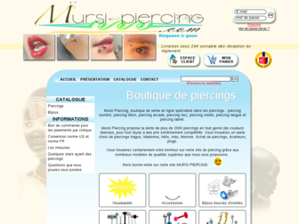 mursi-piercing.com website preview