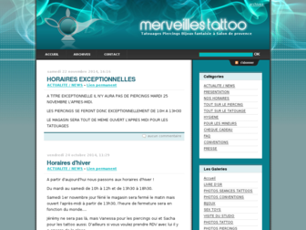 merveilles-tattoo.com website preview