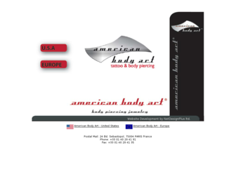 americanbodyart.com website preview