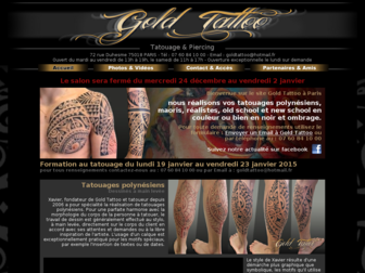 goldtattoo.fr website preview