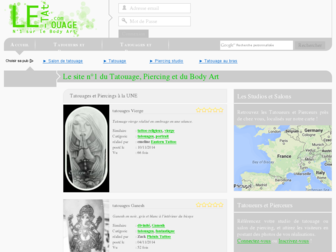 le-tatouage.com website preview