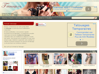 tatouage.co website preview