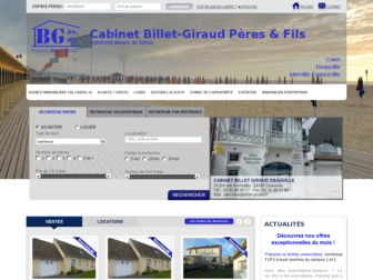 billet-giraud.fr website preview