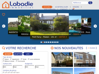labadie-immobilier.fr website preview