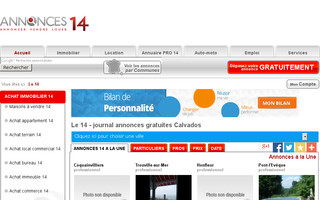annonces14.fr website preview
