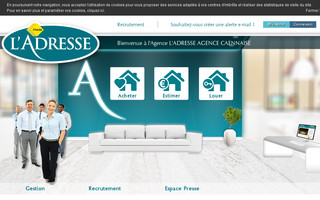 ladresse-caen.com website preview