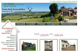 caensudimmobilier.com website preview