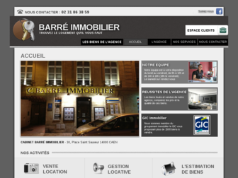 barre-immobilier.com website preview