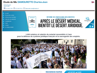 damourette.calvados.notaires.fr website preview