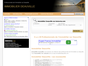 immobilierdeauville.com website preview