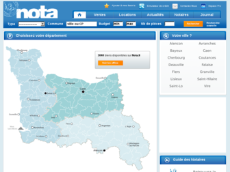 nota.fr website preview