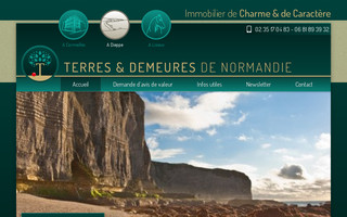 dieppe.terresetdemeuresdenormandie.com website preview