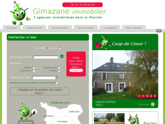 gimazane-immobilier.com website preview