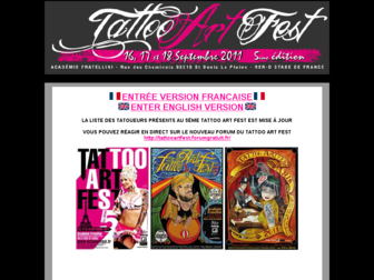 tattooartfest.fr website preview