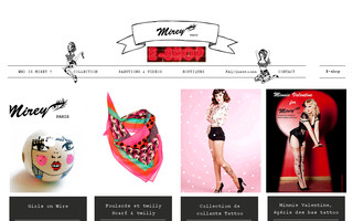 mirey.paris website preview