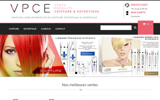 vente-produits-coiffure-esthetique.fr website preview