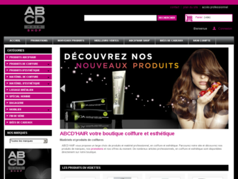 abcdhair-shop.com website preview