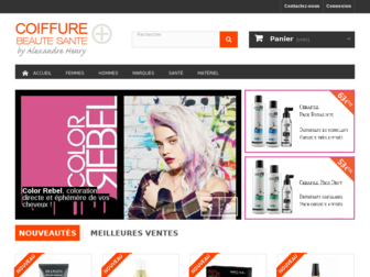 coiffure-beaute-sante.com website preview