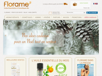 fr.florame.com website preview