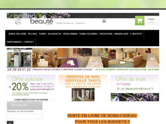 aromabeaute.fr website preview