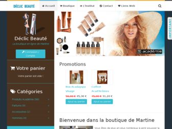 declic-beaute.com website preview