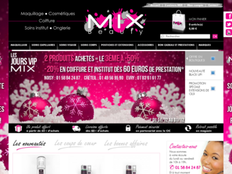 mixbeauty-shop.fr website preview