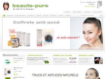 beaute-pure-boutique.com website preview