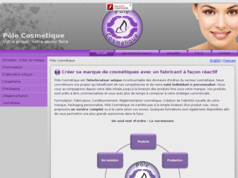 pole-cosmetique.fr website preview