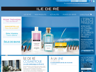 iledere-cosmetique.com website preview