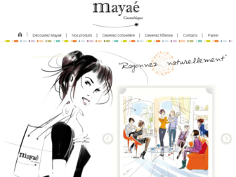 mayae-cosmetique.fr website preview