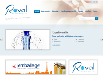 roval-cosmetiques.fr website preview