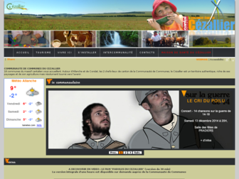 cezallier.org website preview