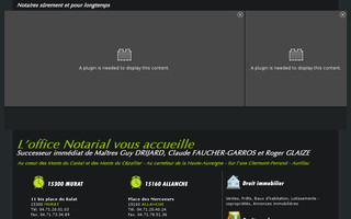 glaizep.cantal.notaires.fr website preview