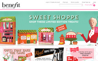 benefitcosmetics.fr website preview