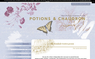 potions-et-chaudron.com website preview