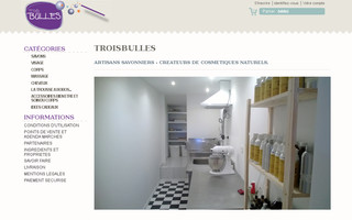 troisbulles.fr website preview