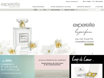 experelle.fr website preview