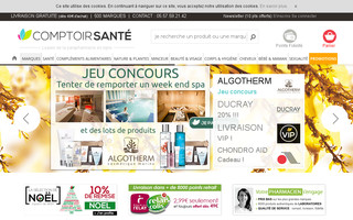 comptoirsante.com website preview