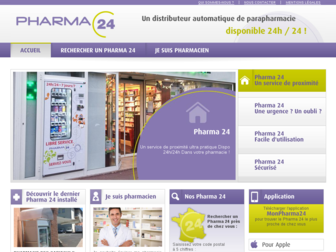 monpharma24.fr website preview