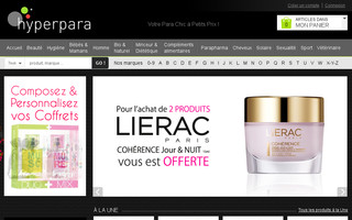 hyperparapharmacie.com website preview