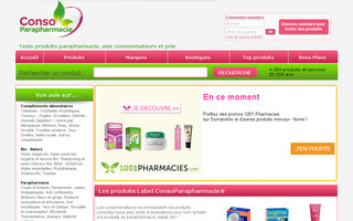 conso-parapharmacie.com website preview