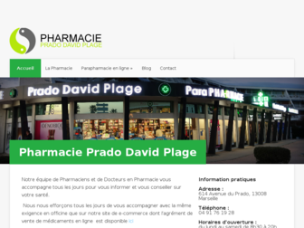 pharmacie-prado-david-plage.com website preview